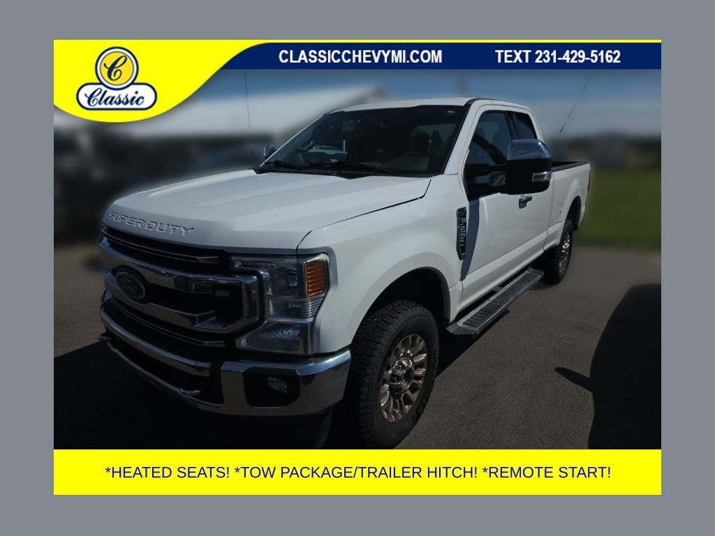 Oxford White 2021 Ford F-250 Super Duty Pickup Truck Four-Wheel Drive 6-Speed Automatic
