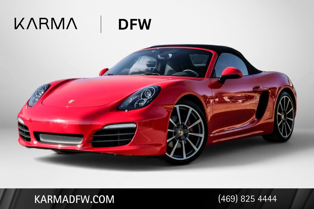 Red 2014 Porsche Boxster Convertible Rear-Wheel Drive 7-Speed Automatic