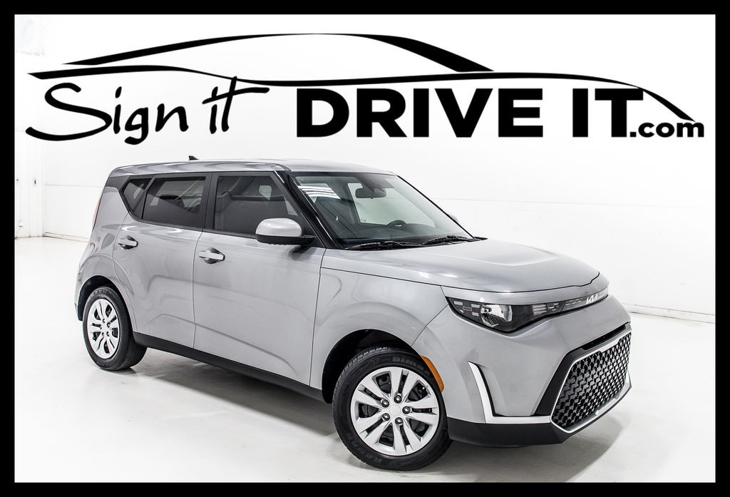 Steel Gray 2023 Kia Soul SUV / Crossover Front-Wheel Drive Continuously Variable Transmission