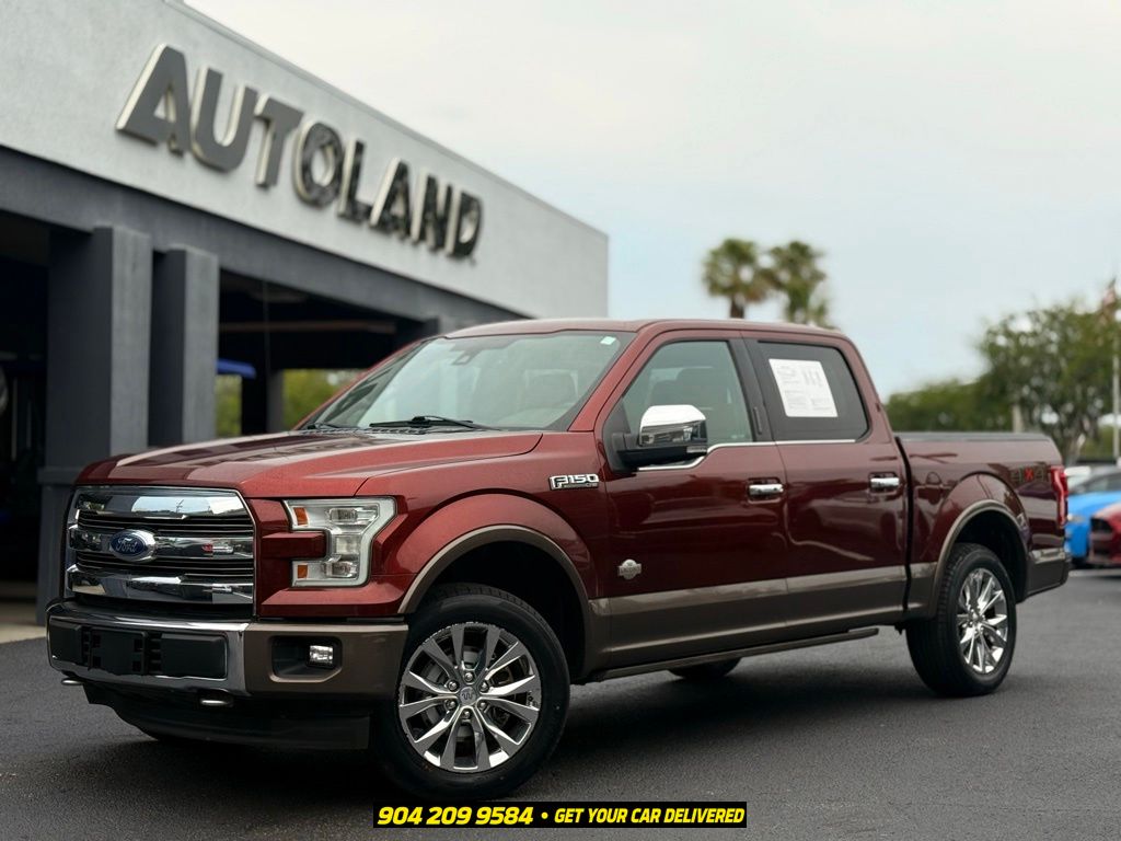 Race Red 2017 Ford F-150 Pickup Truck Four-Wheel Drive 6-Speed Automatic