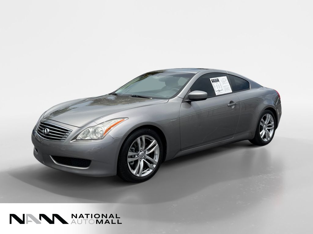 Gray (Platinum Graphite Metallic) 2009 INFINITI G37 Coupe Rear-Wheel Drive 7-Speed Automatic