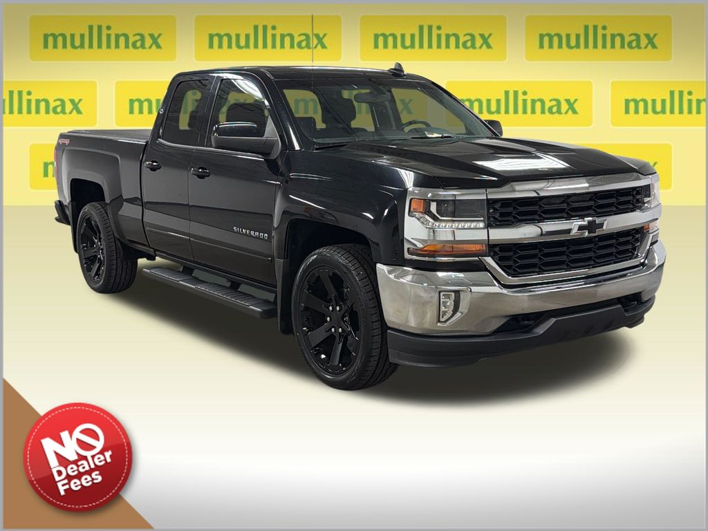 Black 2017 Chevrolet Silverado 1500 Pickup Truck Four-Wheel Drive 6-Speed Automatic Overdrive