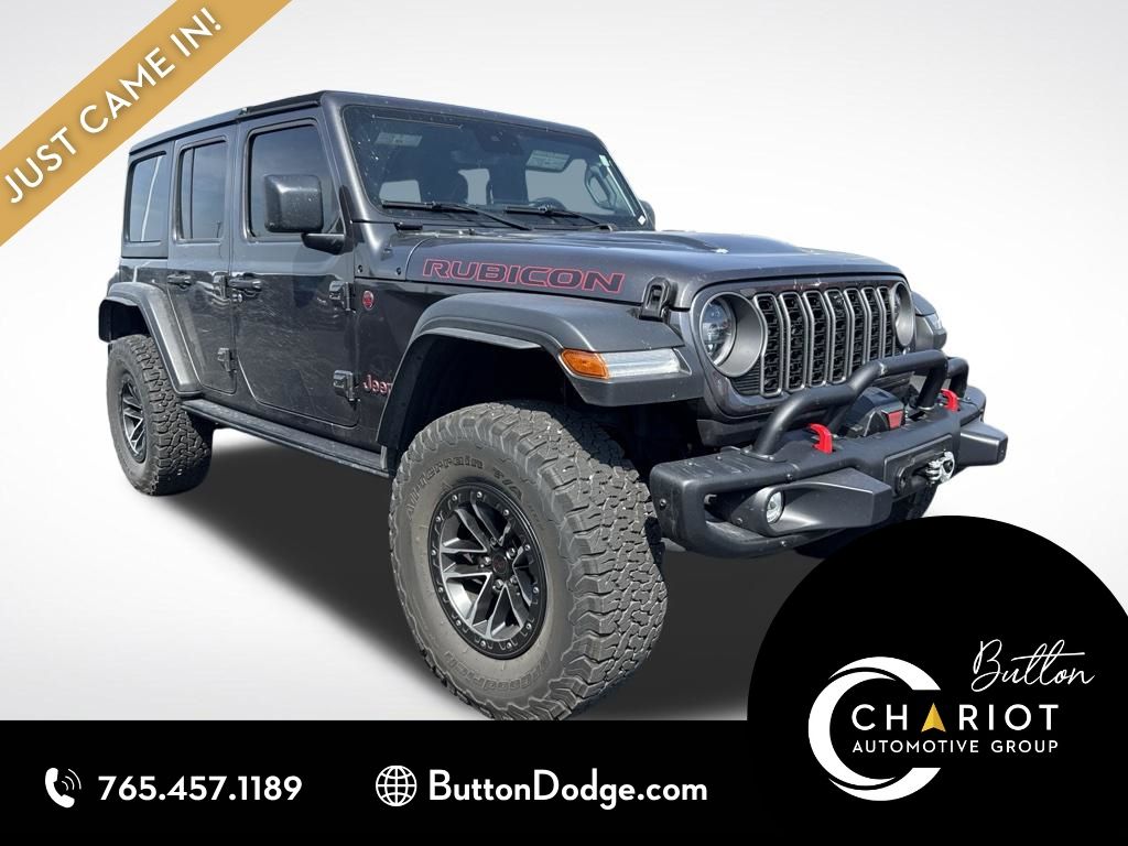 Gray (Granite Crystal Metallic Clearcoat) 2025 Jeep Wrangler SUV / Crossover Four-Wheel Drive 8-Speed Automatic