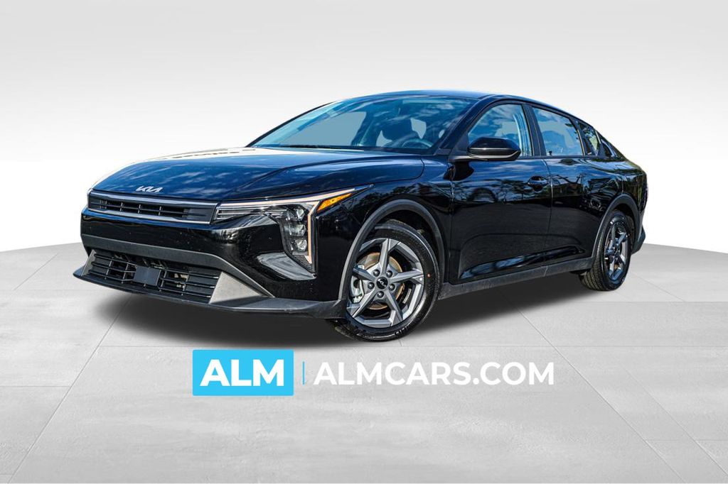 Aurora Black Pearl 2025 Kia K4 LXS FWD Sedan Front-Wheel Drive Continuously Variable Transmission