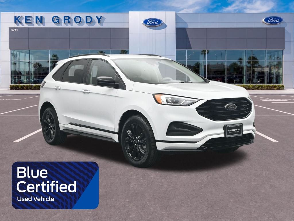 Oxford White 2022 Ford Edge SUV / Crossover All-Wheel Drive 8-Speed Automatic