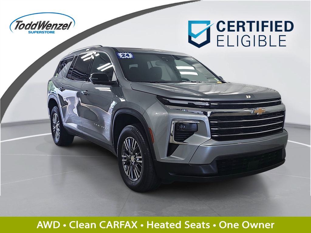 Sterling Gray Metallic 2024 Chevrolet Traverse SUV / Crossover Four-Wheel Drive 8-Speed Automatic