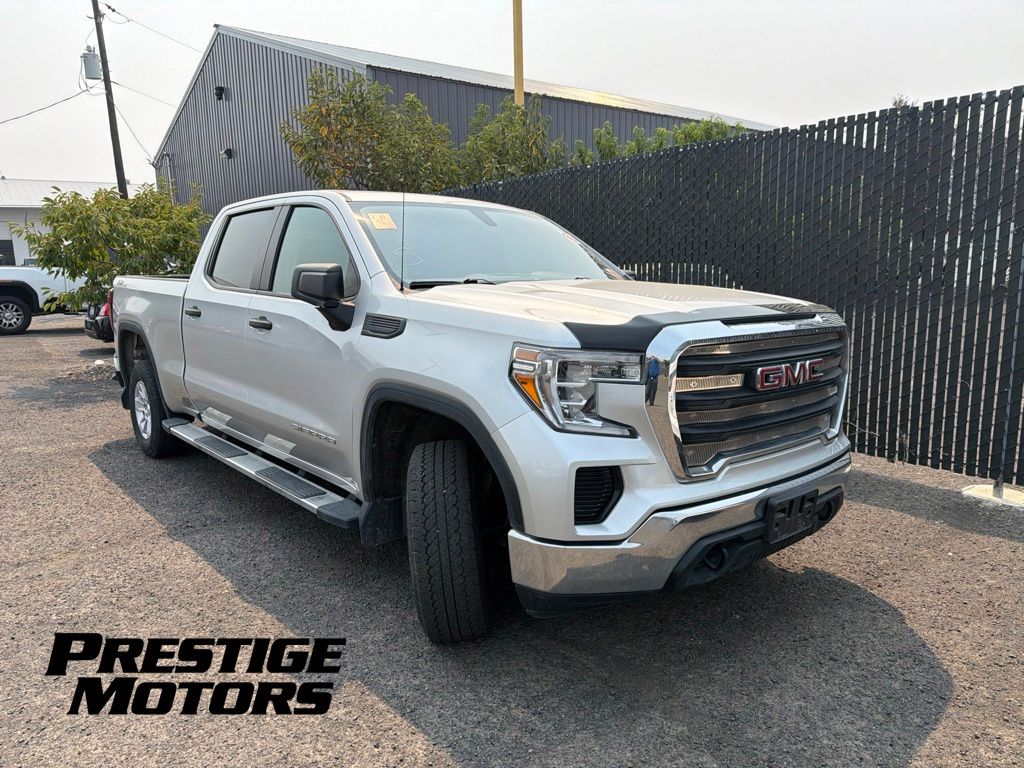Silver 2021 GMC Sierra 1500 Pickup Truck Four-Wheel Drive 6-Speed Automatic