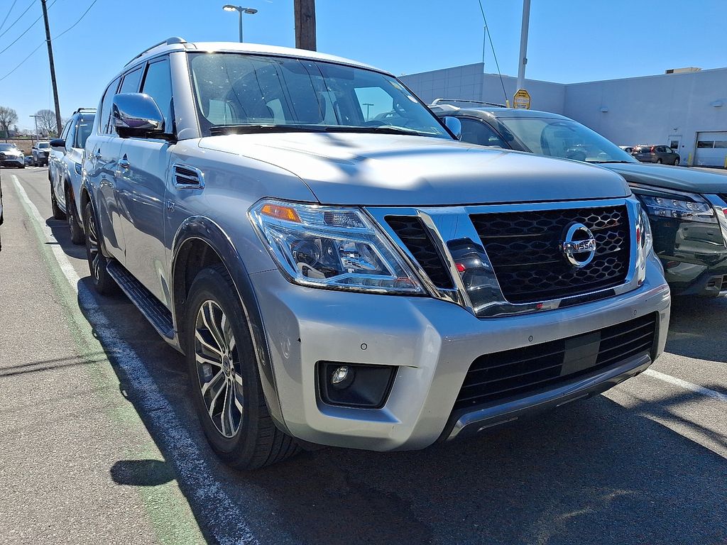 Brilliant Silver Metallic 2020 Nissan Armada SL RWD SUV / Crossover 4X2 7-Speed Automatic