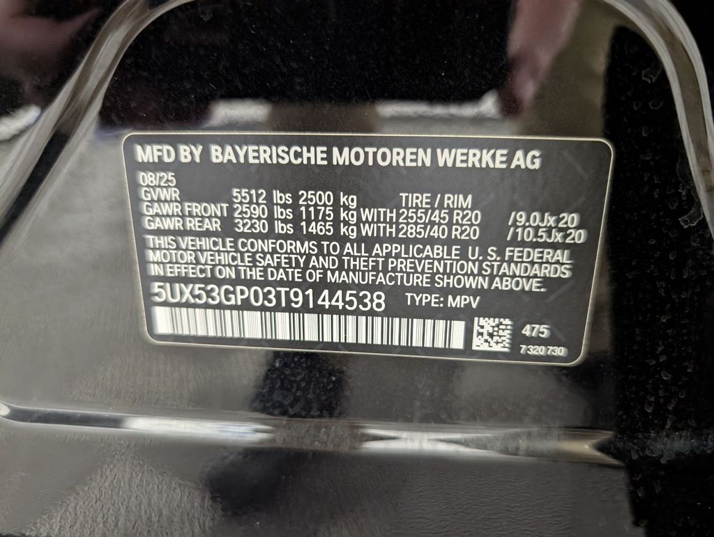 2026 BMW X3 30 xDrive Black Sapphire Metallic - Grieco Acura - Image 23
