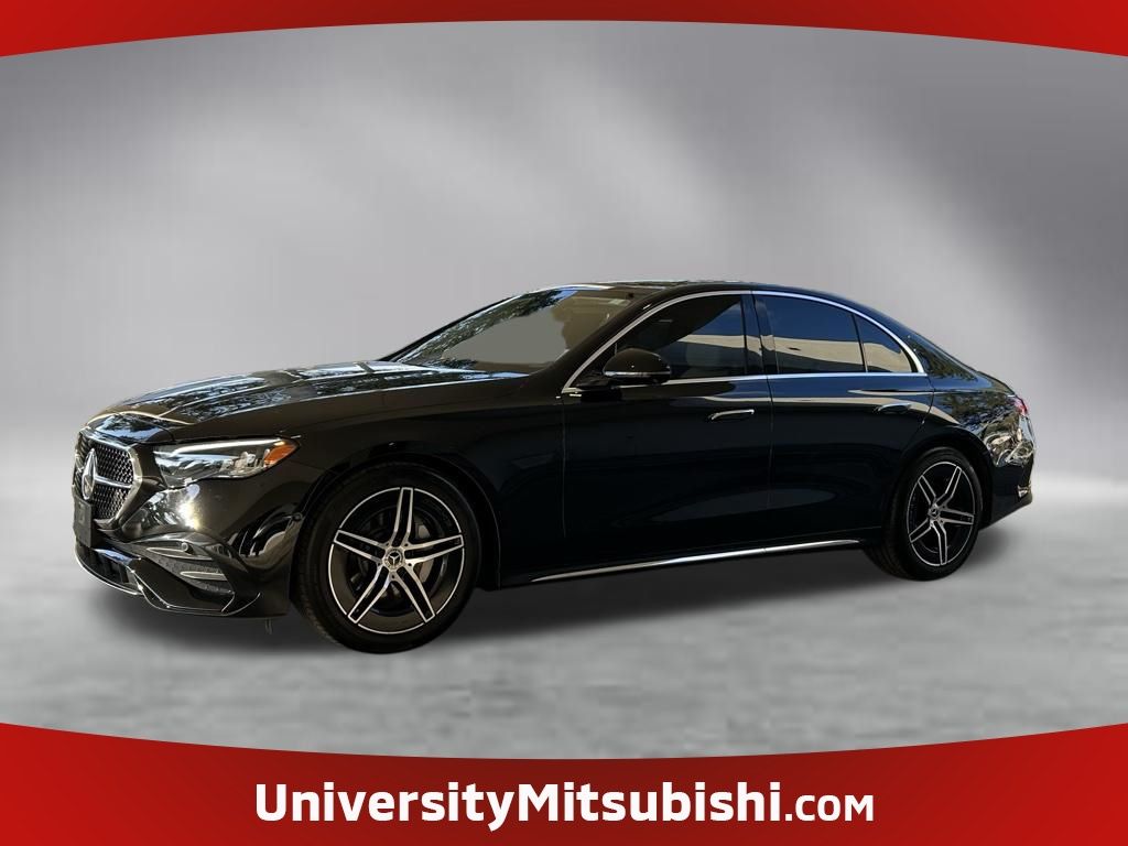 Black 2025 Mercedes-Benz E-Class E 350 4MATIC Sedan All-Wheel Drive 9-Speed Automatic