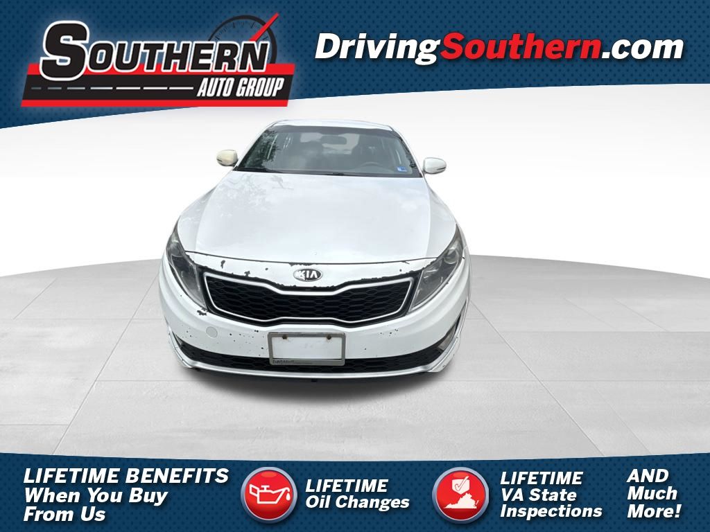 Snow White Pearl 2013 Kia Optima Hybrid Sedan Front-Wheel Drive 6-Speed Automatic
