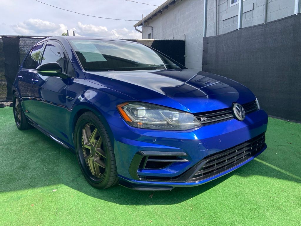 Blue Metallic 2018 Volkswagen Golf R 4-Door AWD Hatchback All-Wheel Drive 6-Speed Manual