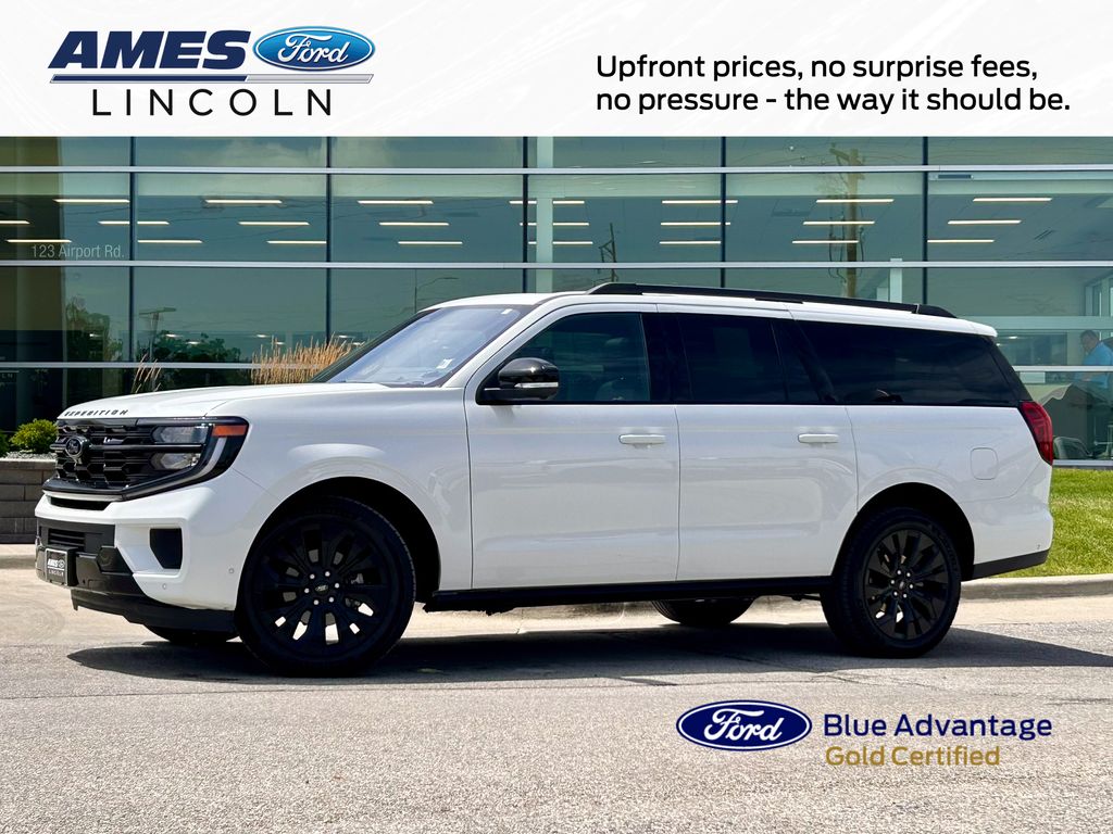 Star White Metallic Tri-Coat 2025 Ford Expedition SUV / Crossover Four-Wheel Drive Automatic