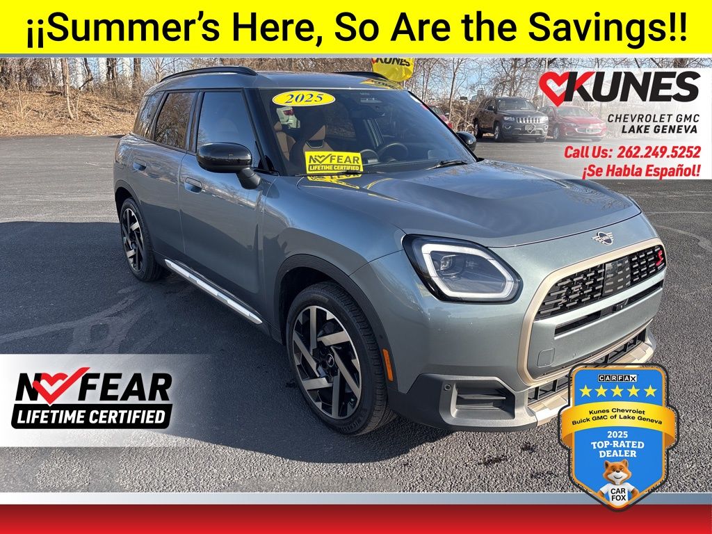 Green Metallic 2025 MINI Countryman SUV / Crossover All-Wheel Drive 7-Speed Automatic