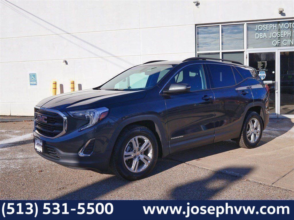 Graphite Gray Metallic 2018 GMC Terrain SLE SUV / Crossover Front-Wheel Drive 9-Speed Automatic