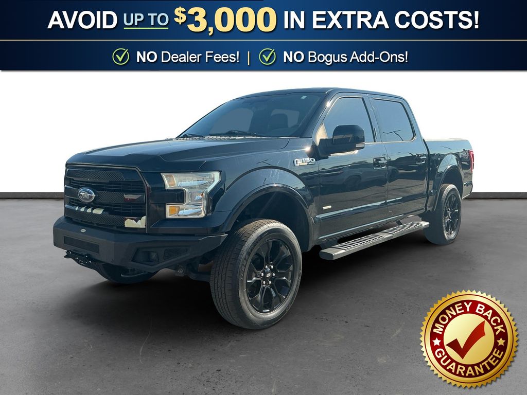 Shadow Black 2016 Ford F-150 Pickup Truck Four-Wheel Drive 6-Speed Automatic