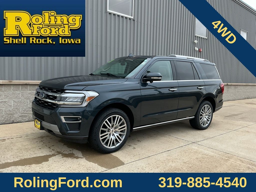 Stone Blue Metallic 2023 Ford Expedition Limited 4WD SUV / Crossover Four-Wheel Drive Automatic