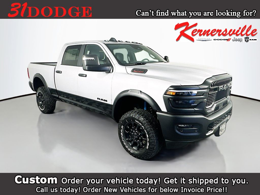 Silver 2026 RAM 2500 Pickup Truck Four-Wheel Drive Automatic