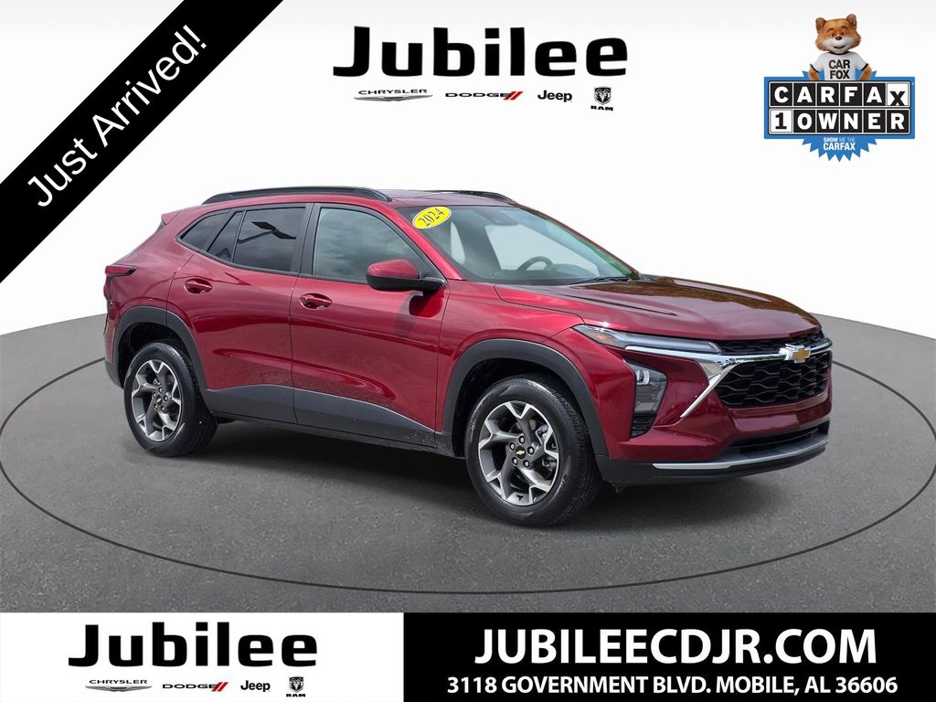 Red (Crimson Metallic) 2024 Chevrolet Trax SUV / Crossover Front-Wheel Drive 6-Speed Automatic