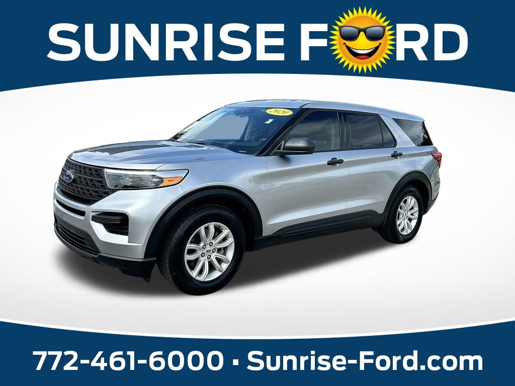 Silver 2020 Ford Explorer RWD SUV / Crossover Rear-Wheel Drive Automatic