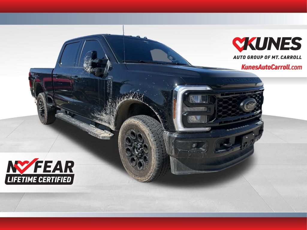 Agate Black Metallic 2025 Ford F-250 Super Duty Lariat Crew Cab 4WD Pickup Truck Four-Wheel Drive Automatic