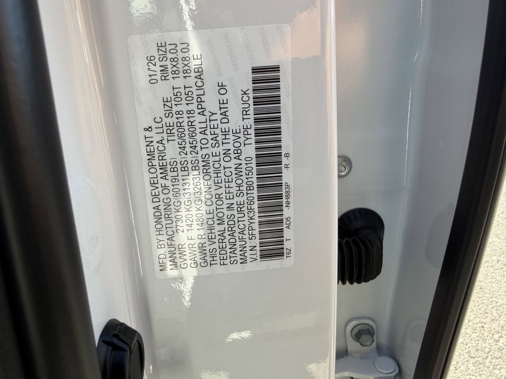 new 2026 Honda Ridgeline car, priced at $47,275