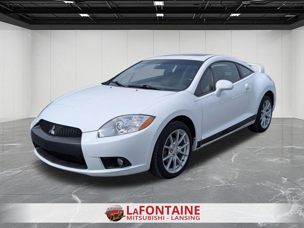 White 2009 Mitsubishi Eclipse GT Coupe Front-Wheel Drive 5-Speed Automatic