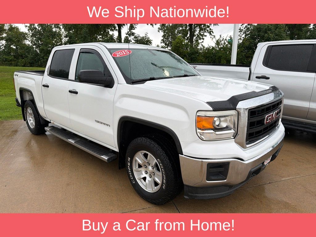 Summit White 2015 GMC Sierra 1500 Pickup Truck Four-Wheel Drive 6-Speed Automatic Overdrive