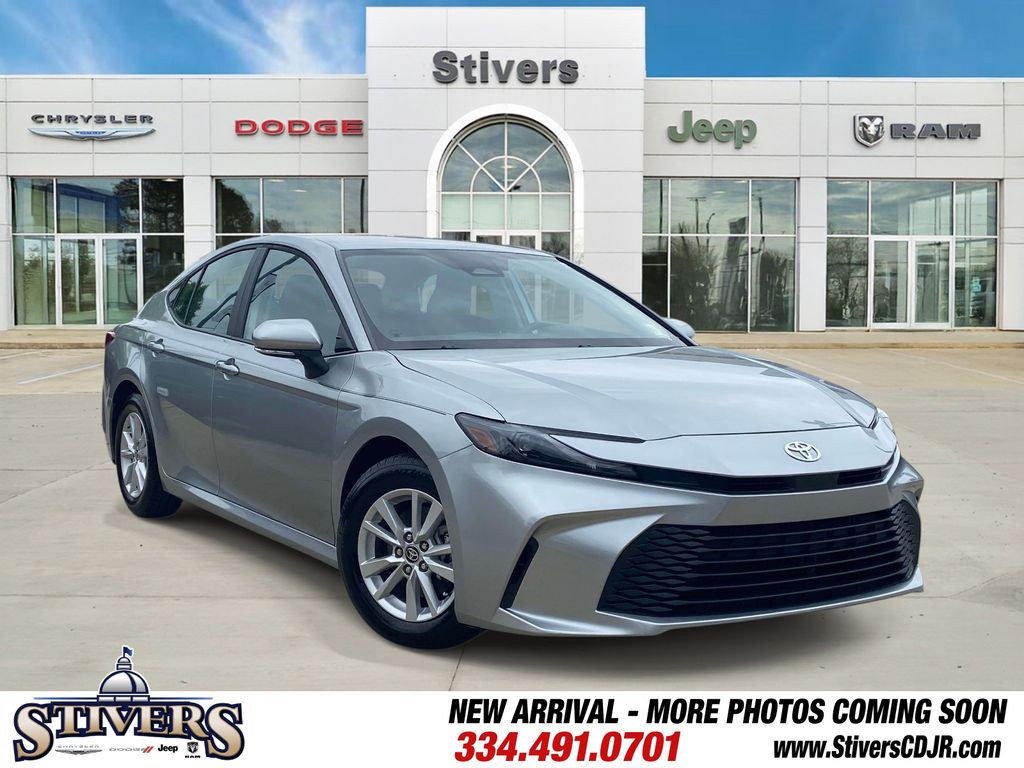 Celestial Silver Metallic 2025 Toyota Camry LE FWD Sedan Front-Wheel Drive Continuously Variable Transmission