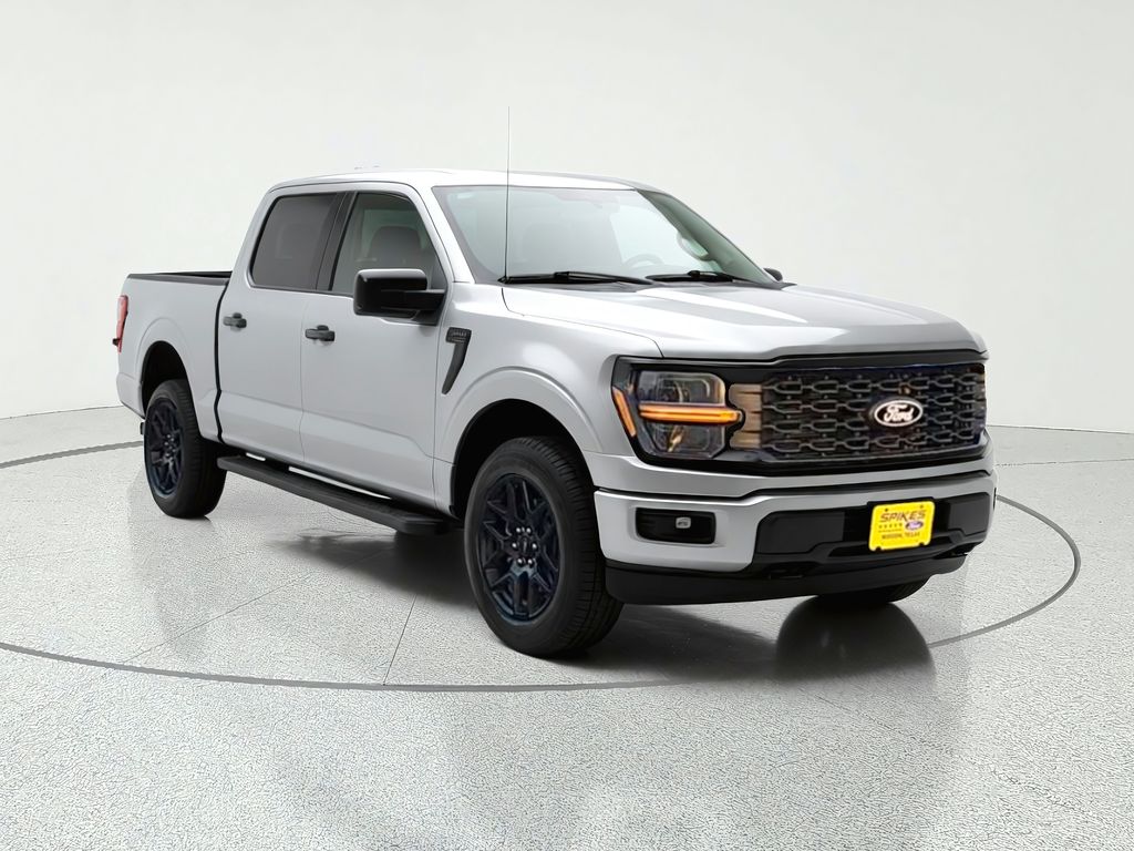 Silver Metallic 2024 Ford F-150 Pickup Truck Four-Wheel Drive Automatic