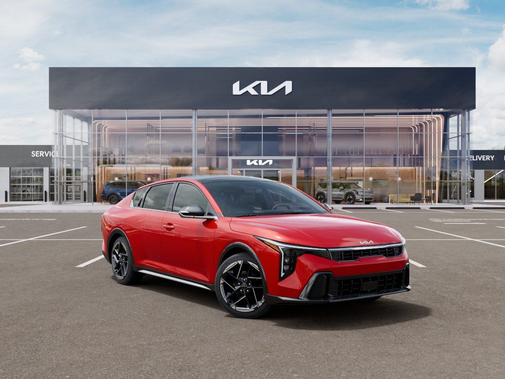 2026 Currant Red Kia K4 GT-Line FWD Sedan