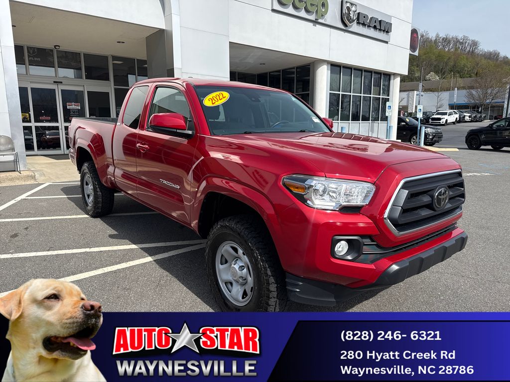 used 2022 Toyota Tacoma car, priced at $30,384