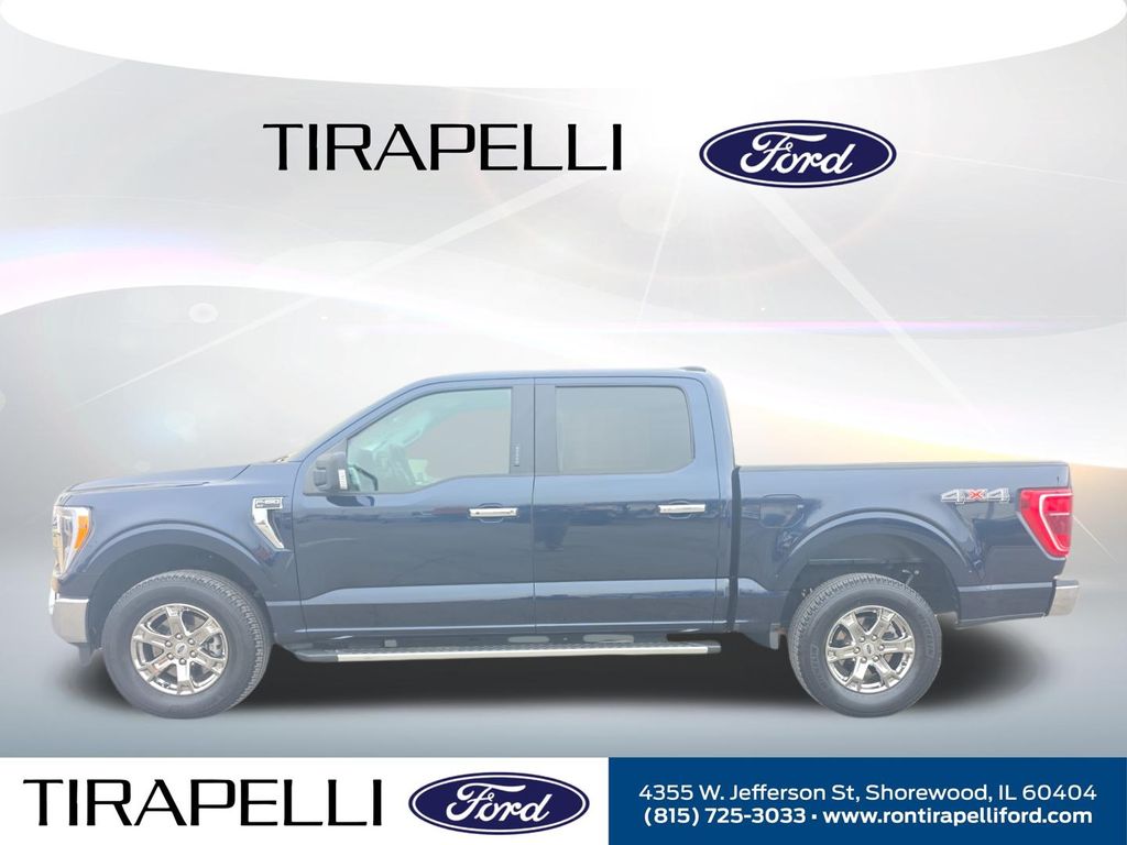 Certified Used 2022 Blue Ford XLT image 4
