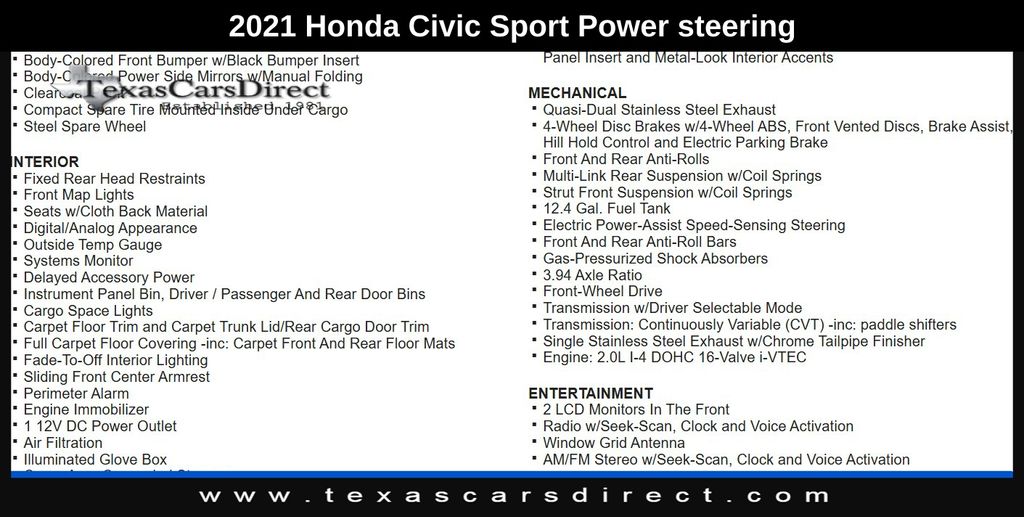 2021 Honda Civic Sport photo