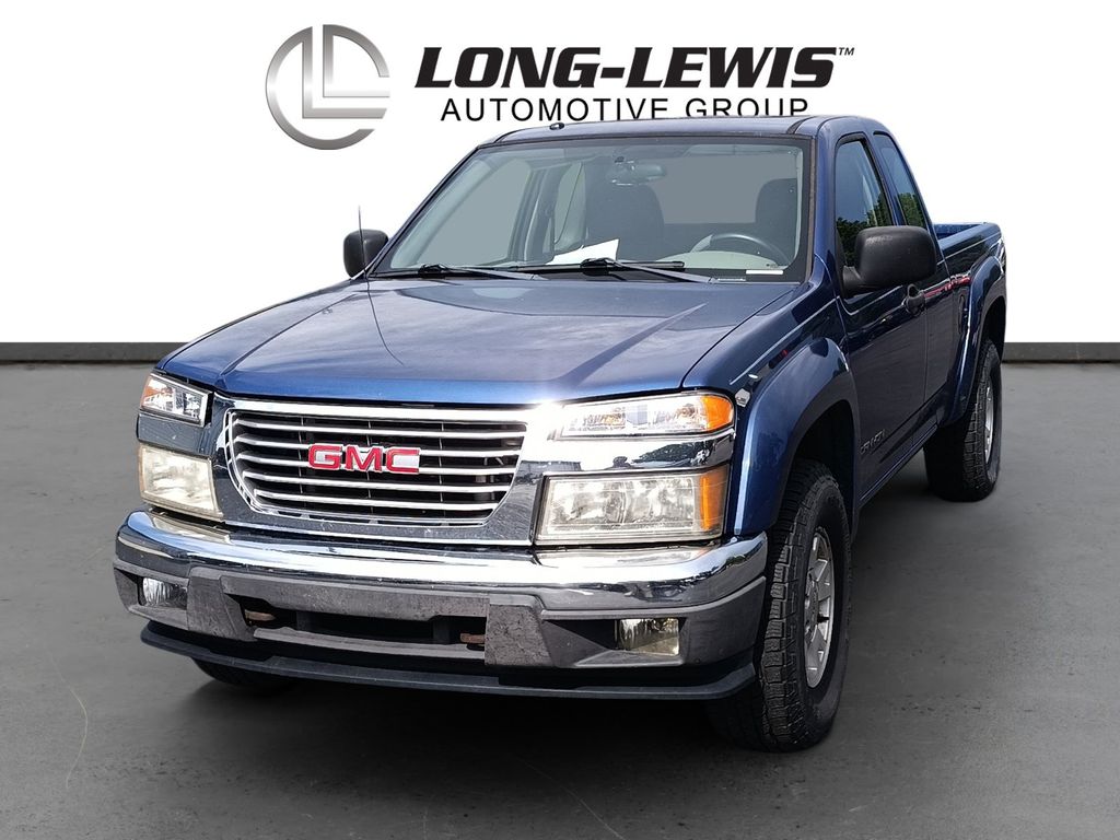 Superior Blue Metallic 2005 GMC Canyon Pickup Truck 4-Speed Automatic Overdrive