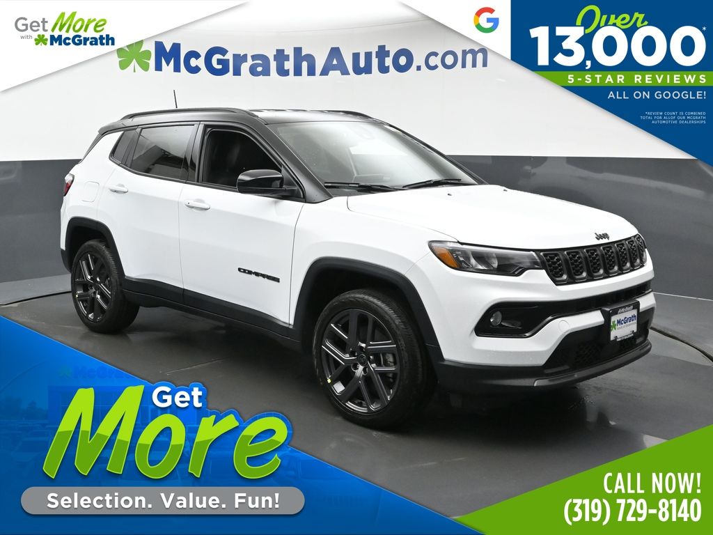 Bright White Clearcoat 2026 Jeep Compass Limited 4WD SUV / Crossover Four-Wheel Drive 8-Speed Automatic
