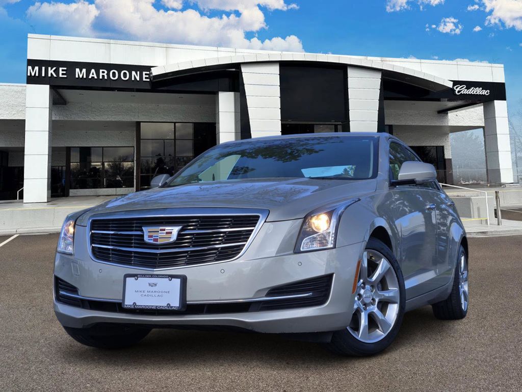 Silver Coast Metallic 2016 Cadillac ATS 3.6L Luxury AWD Sedan All-Wheel Drive 8-Speed Automatic