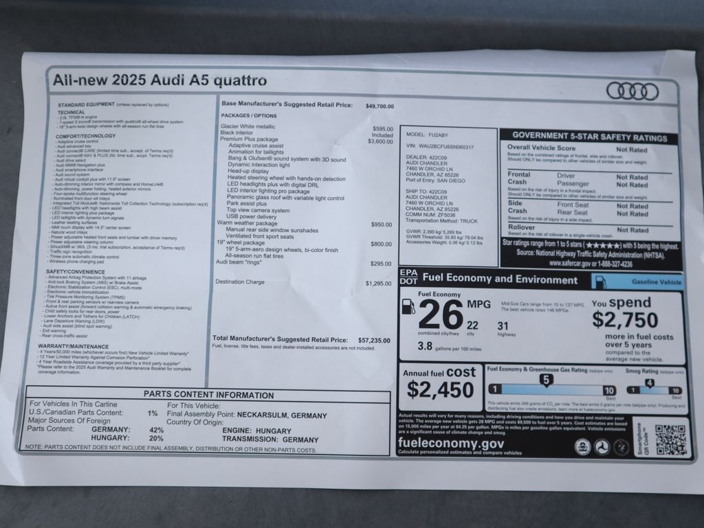 Thumbnail: 2025 Audi A5 - 9