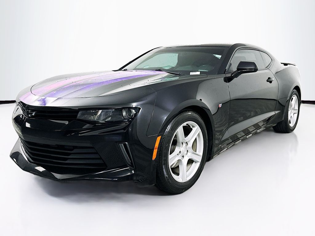 Black 2017 Chevrolet Camaro Coupe Rear-Wheel Drive 8-Speed Automatic