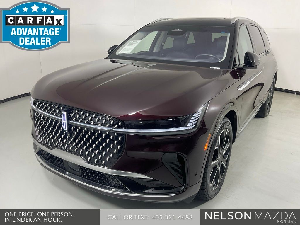 Red Metallic 2024 Lincoln Nautilus Hybrid Reserve AWD SUV / Crossover All-Wheel Drive Continuously Variable Transmission