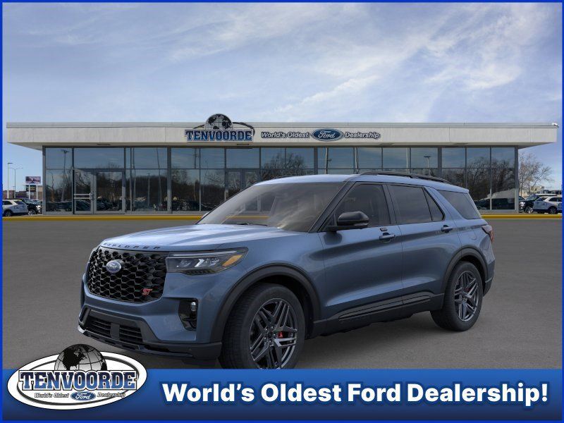 Vapor Blue Metallic 2026 Ford Explorer ST AWD SUV / Crossover All-Wheel Drive Automatic