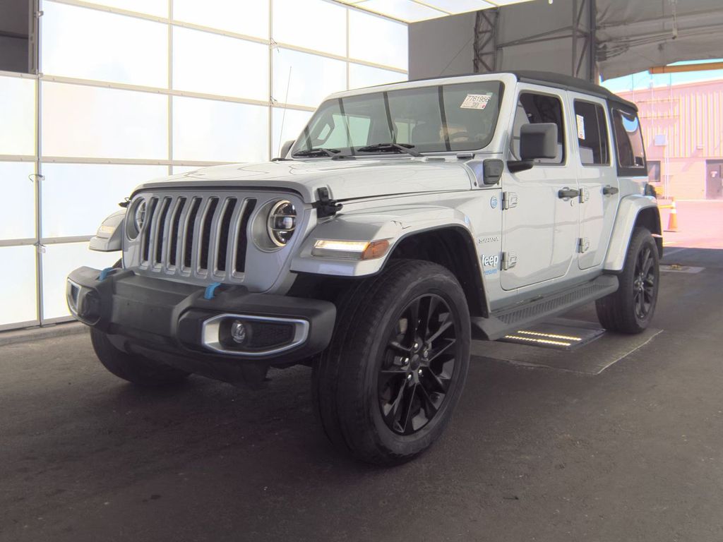 Silver Zynith Clearcoat 2022 Jeep Wrangler 4xe Sahara 4WD SUV / Crossover Four-Wheel Drive 8-Speed Automatic