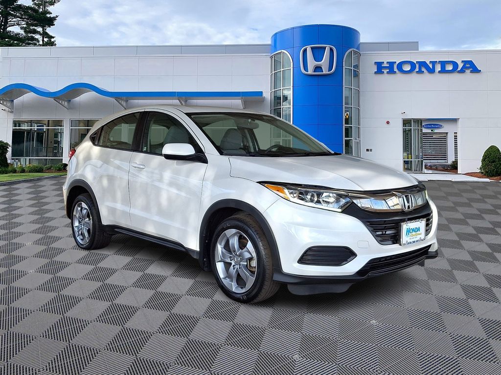Platinum White Pearl 2022 Honda HR-V LX AWD SUV / Crossover All-Wheel Drive Continuously Variable Transmission