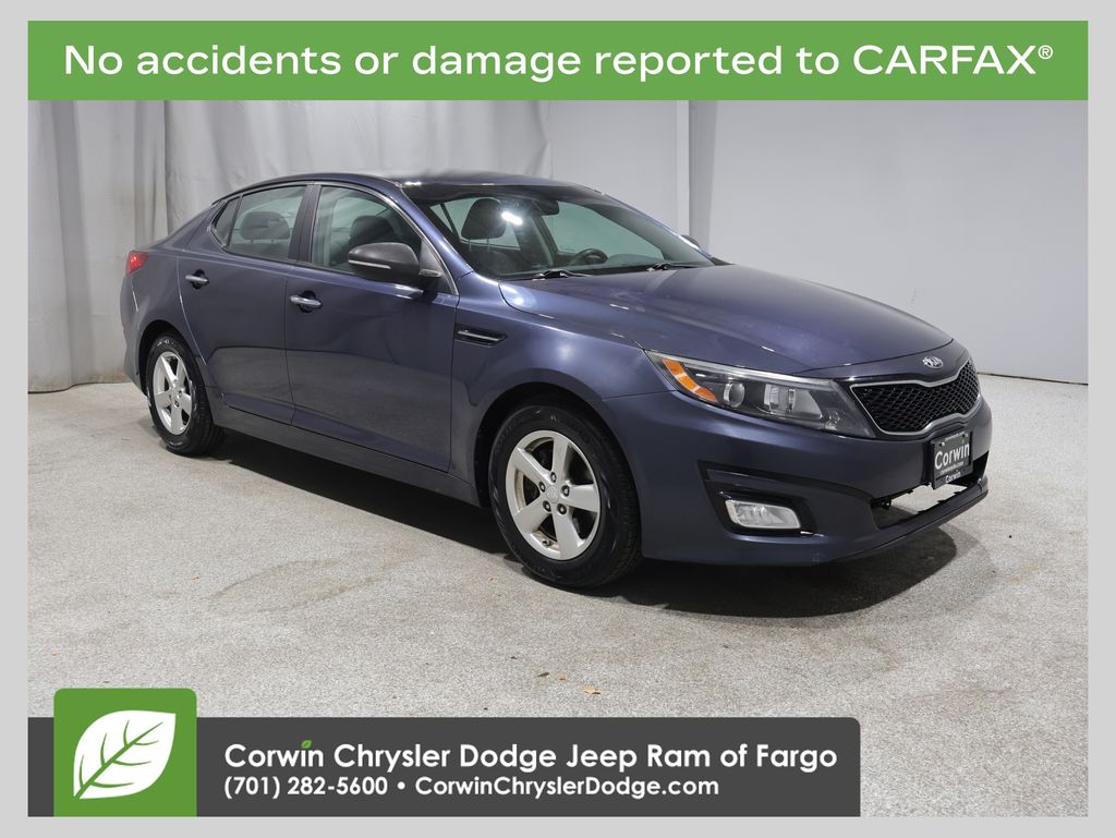 Smokey Blue 2015 Kia Optima Sedan Front-Wheel Drive 6-Speed Automatic