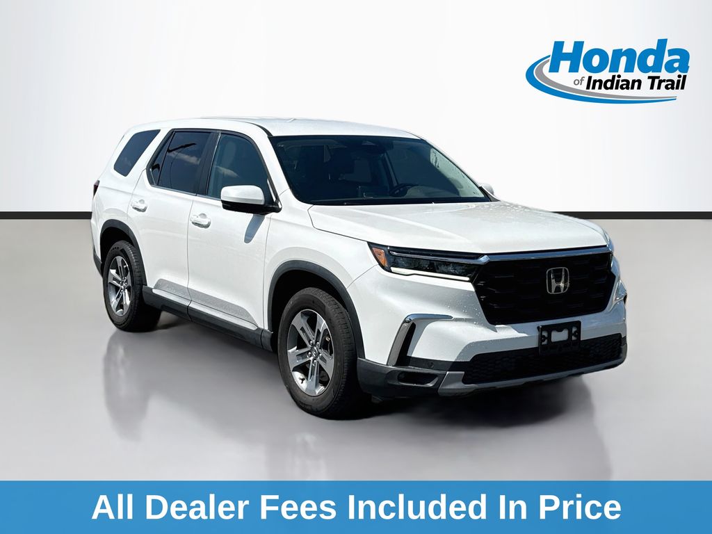 Platinum White 2025 Honda Pilot SUV / Crossover All-Wheel Drive Automatic