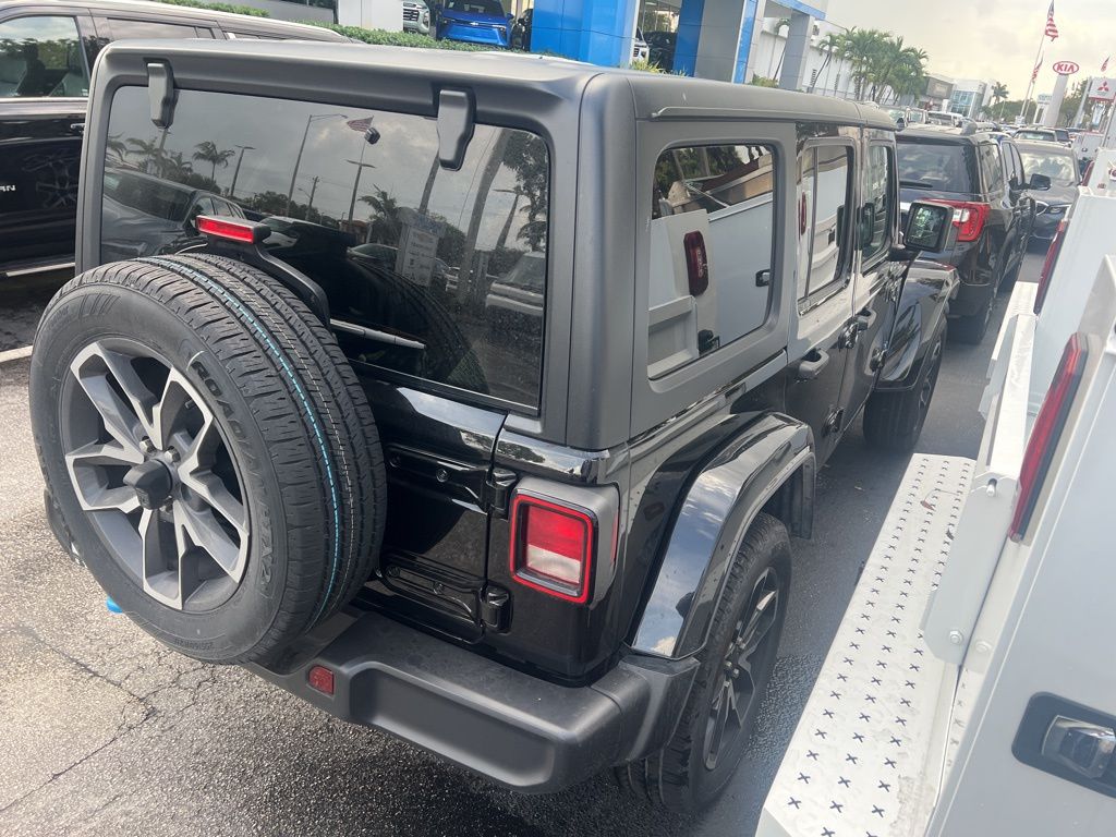 New 2024 Black Clearcoat Jeep Sport S 4xe image 8