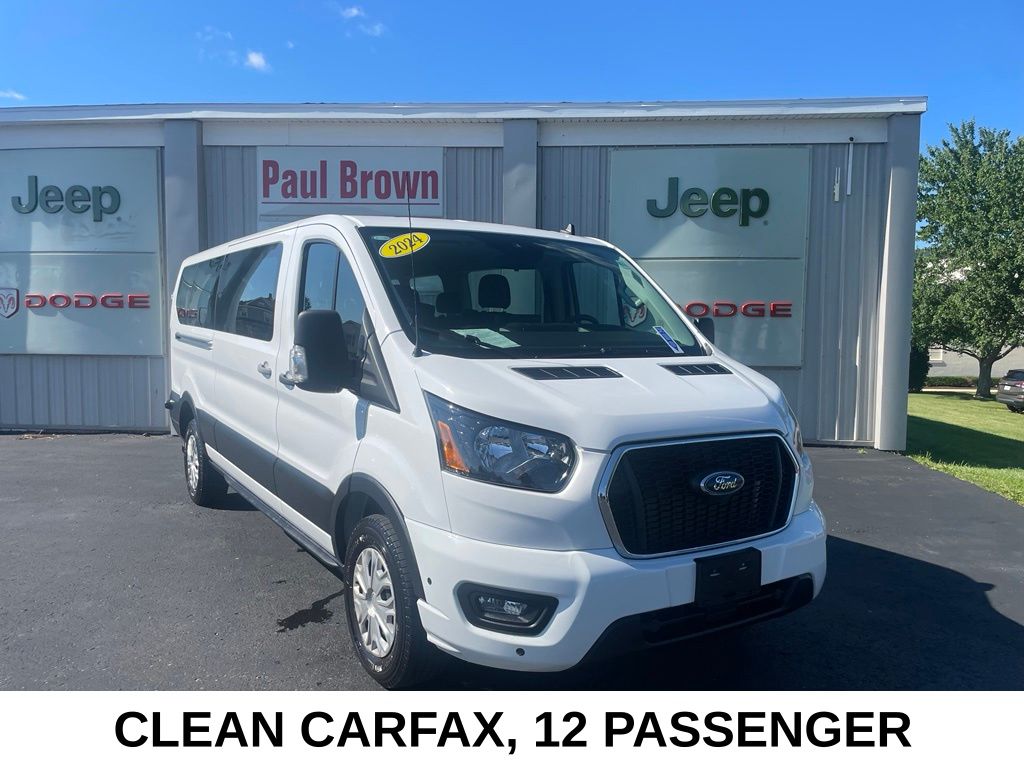 Oxford White 2024 Ford Transit Passenger Van Rear-Wheel Drive 