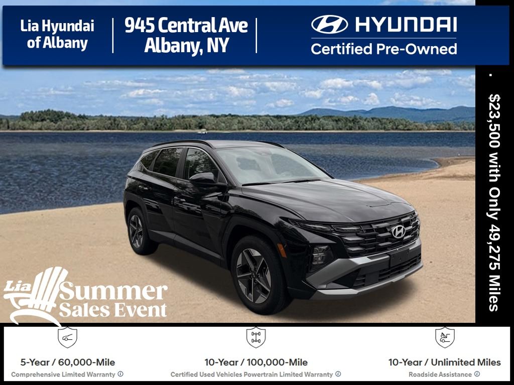Phantom Black 2025 Hyundai Tucson SUV / Crossover All-Wheel Drive 8-Speed Automatic