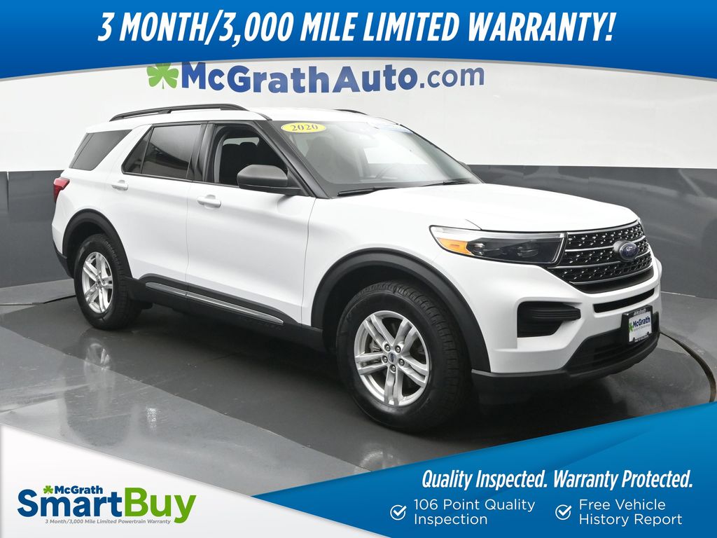 Oxford White 2020 Ford Explorer SUV / Crossover All-Wheel Drive Automatic
