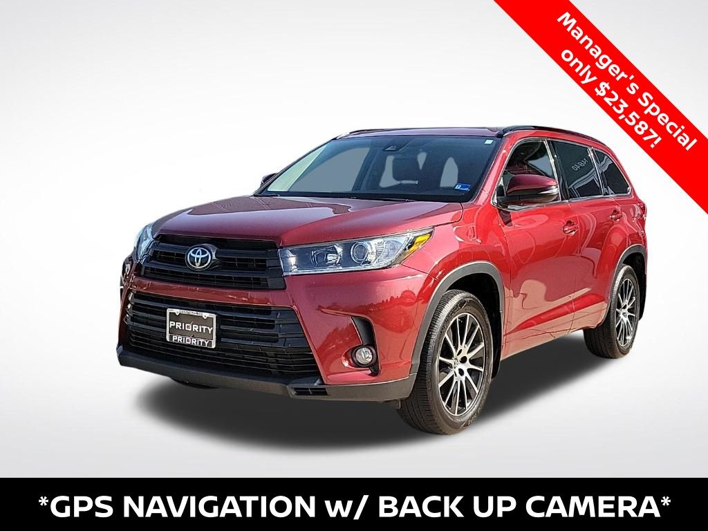 Salsa Red Pearl 2017 Toyota Highlander SUV / Crossover All-Wheel Drive 8-Speed Automatic